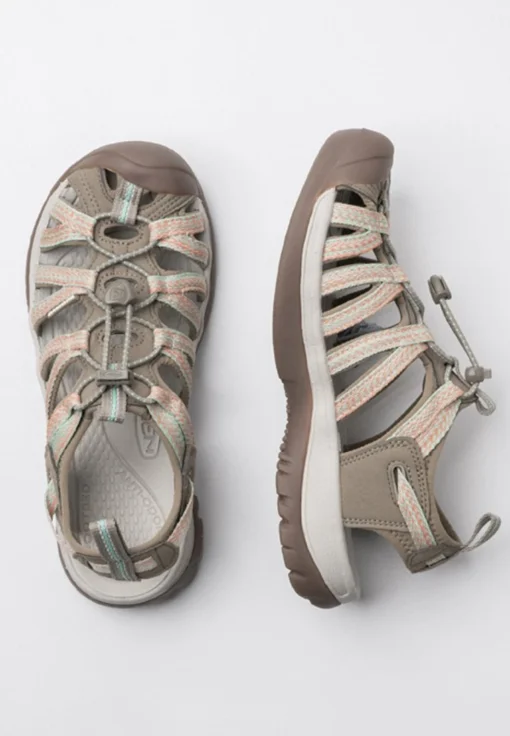 Keen WHISPER - Trekkingsandale - Taupe/coral -Keen e0e01de386d949fcb13f86ef04b4a0df