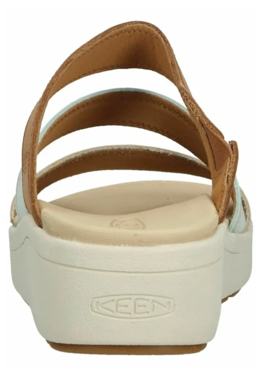 Keen Pantolette Flach - Natural Leather Clearly Aqua -Keen fe57dc125e724accb00f0f26af45d78b