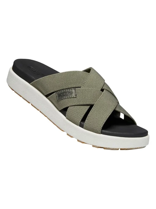 Keen Pantoletten "Elle" In Oliv -Keen keen pantoletten elle in oliv